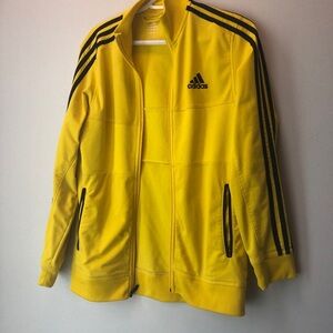 Adidas | S | Men's Vibrant Yellow Track Jacket